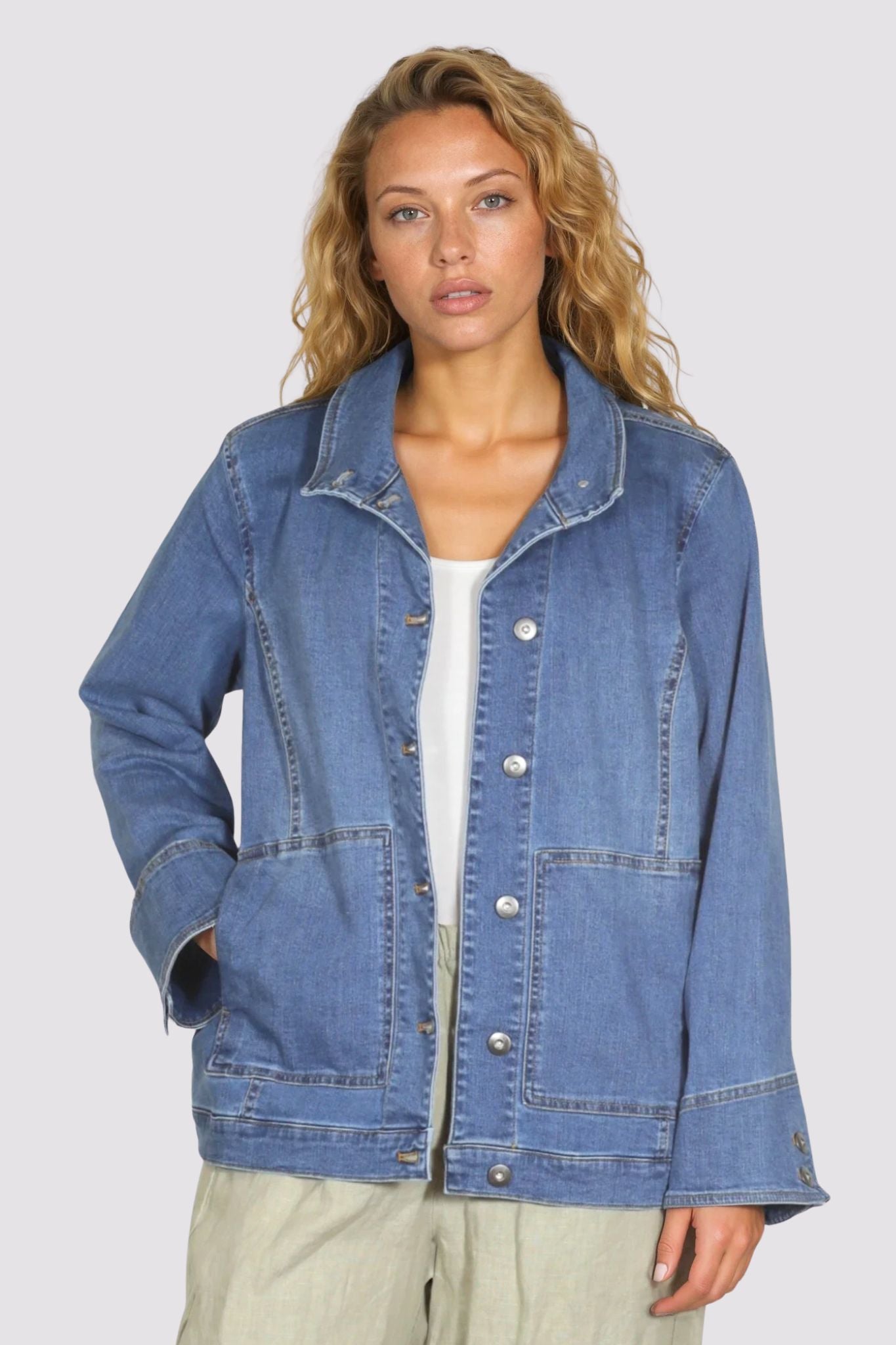 Habitat Denim Adventure Jacket | Relaxed Stretch Denim Jacket