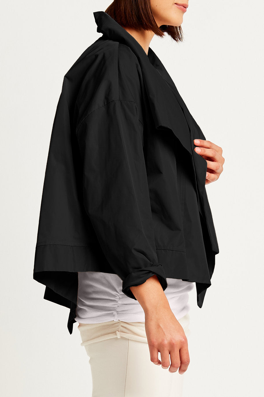 PLANET&nbsp;by Lauren G's Cropped Asymmetrical Jacket