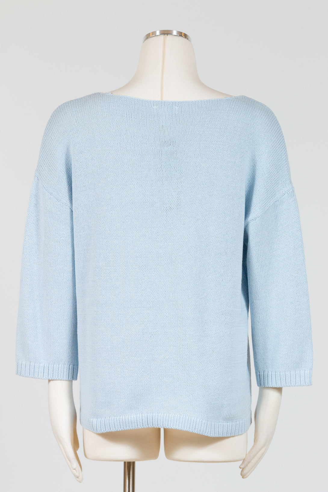 Tribal Bonjour Intarsia Sweater (Sweater Knit) {Blue Silver}