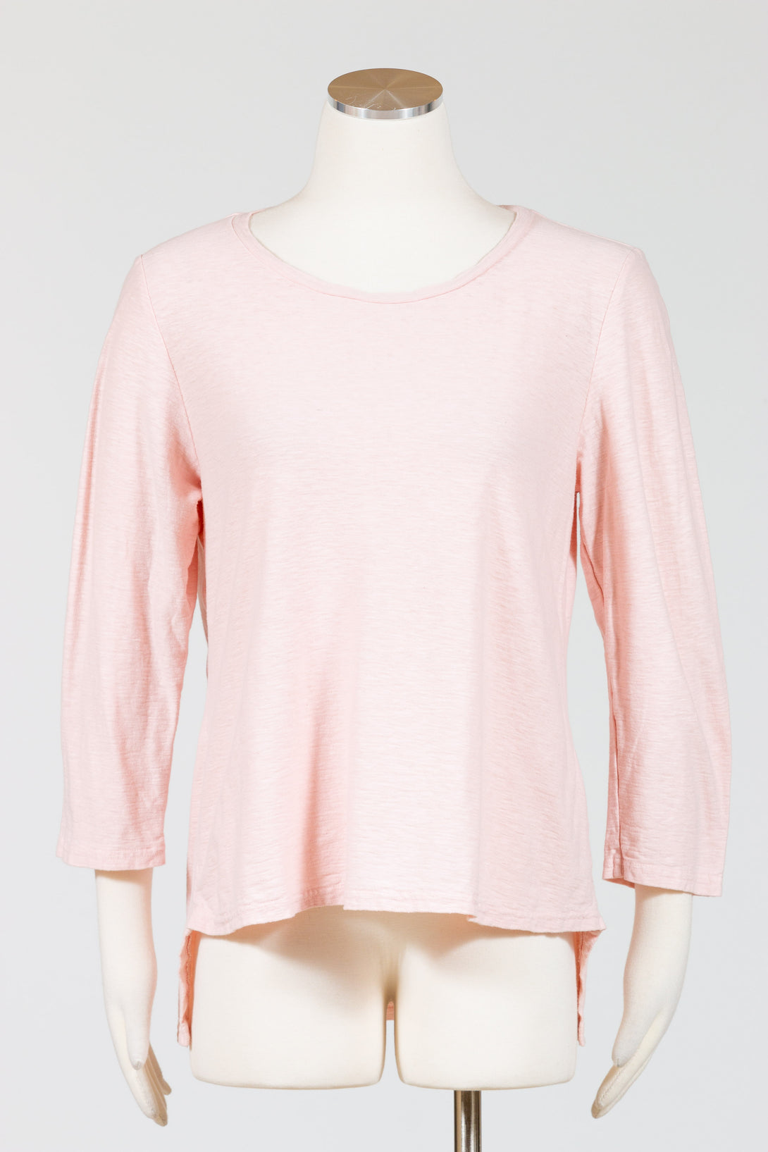 CutLoose-HiLo-Crop-Top-Cotton-Linen-Knit-Rosalie-Pink-Blush