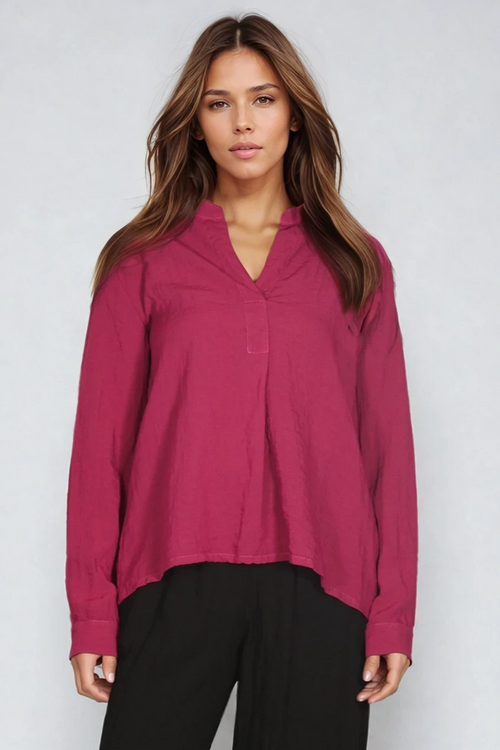 Front Pleat Top