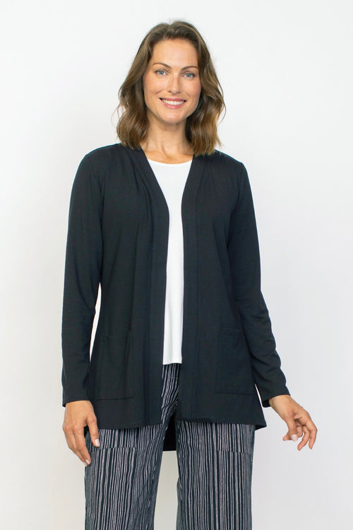Long Open Front Cardigan