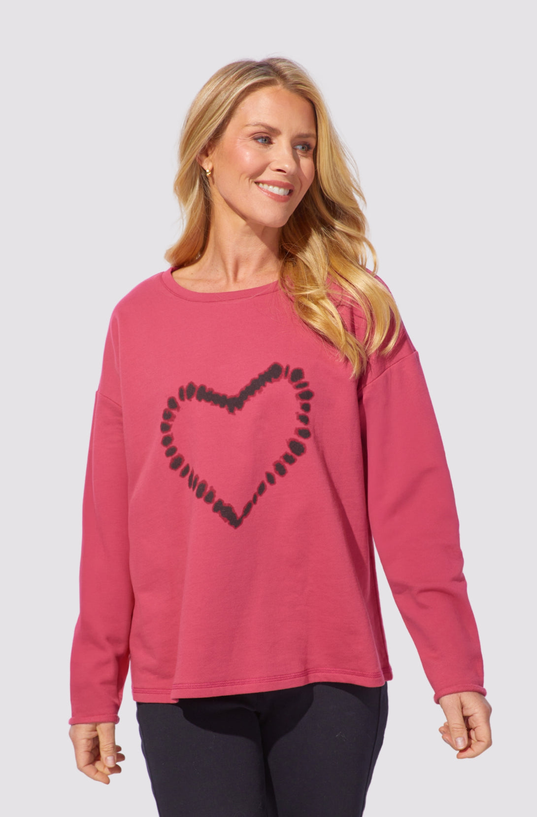 Escape by Habitat's Shibori Heart Pullover