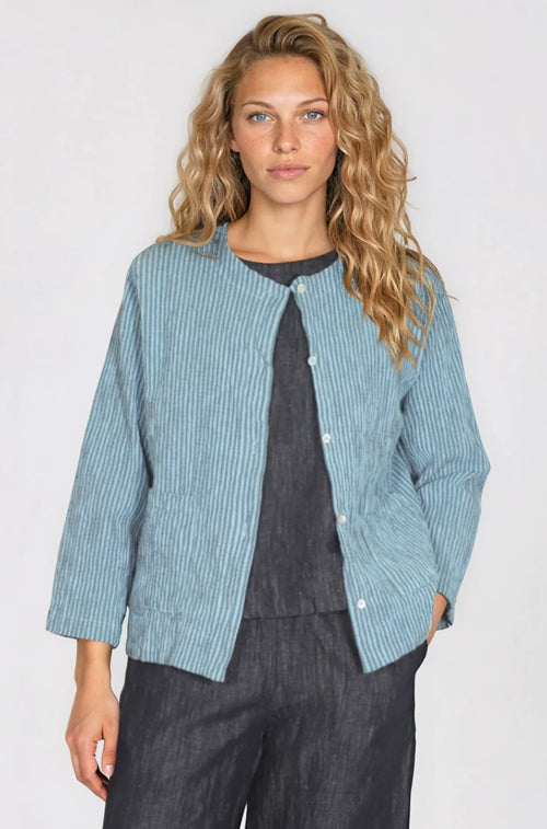 3/4 Sleeve Cropped Jacket