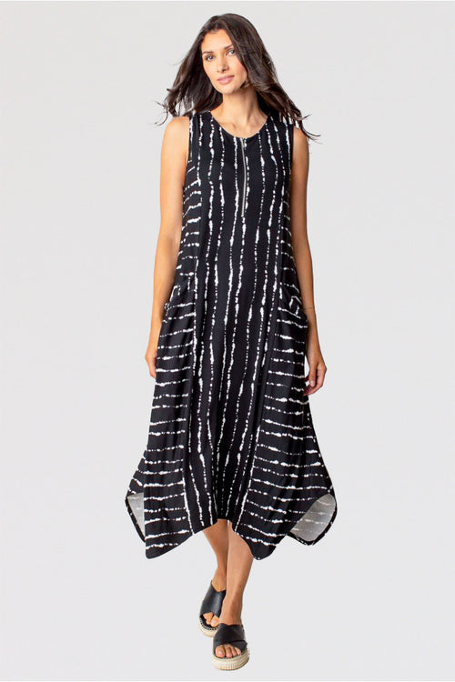 Arthouse Knit Stripe Zip-It Dress