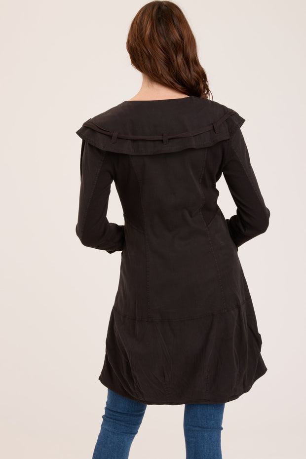 XCVI Vaughn Jacket Dress (Tencel) {Black}