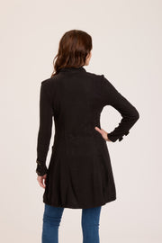 XCVI Galena Jacket Dress (Cotton Twill) {Black}