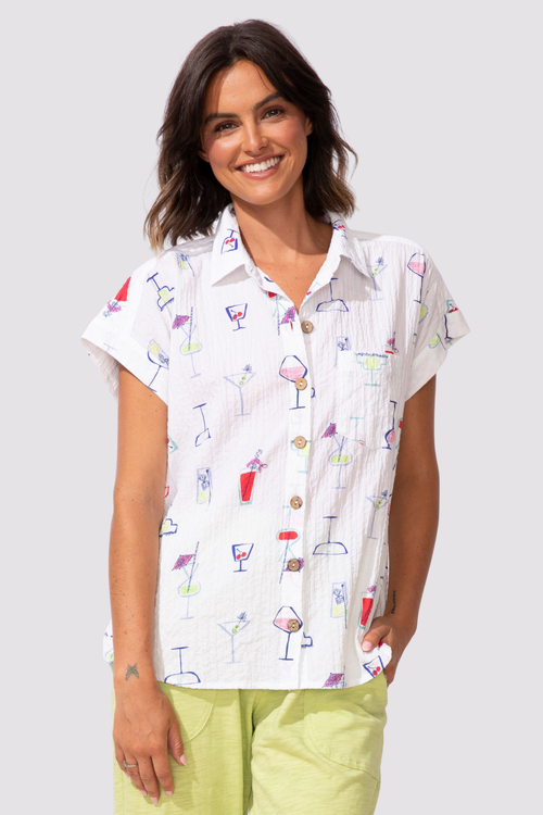 Short Sleeve Button Down