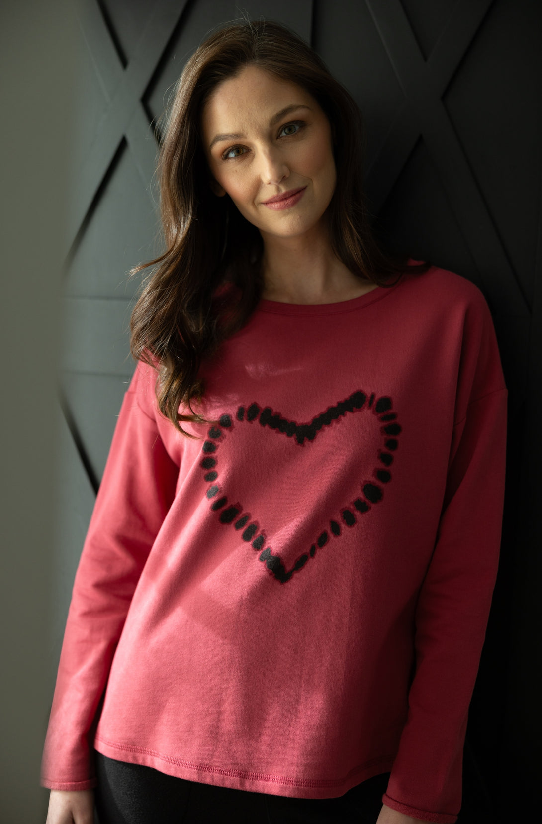 Escape by Habitat's Shibori Heart Pullover