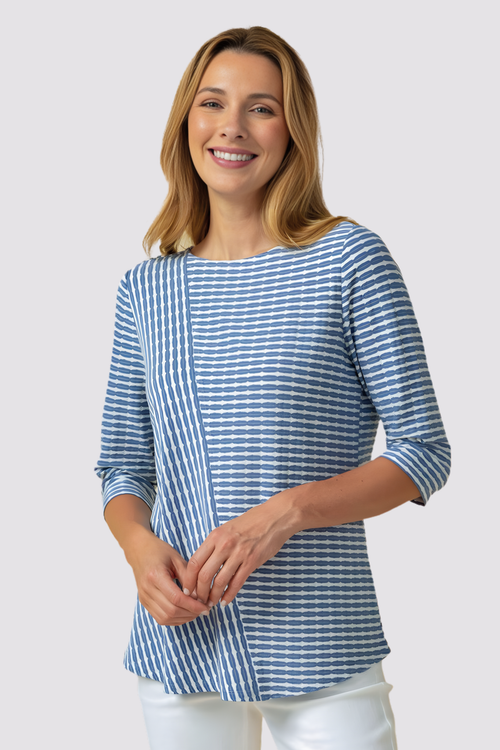 Uptown Stripe City Tee