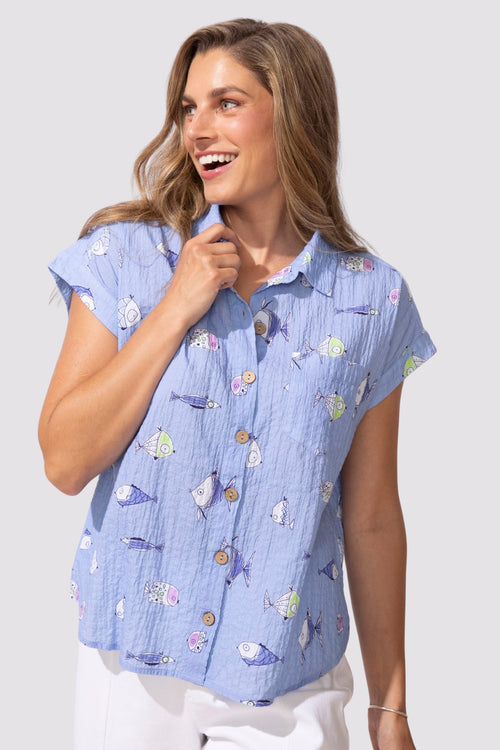Short Sleeve Button Down