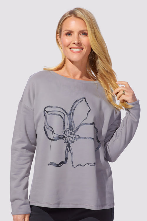 Floral Outline Pullover