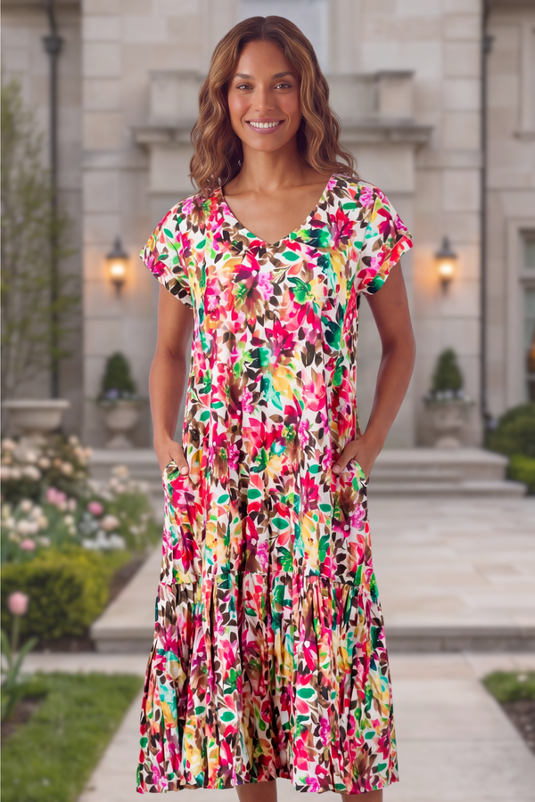 Dress Addict Jod Dress – All-over-floral | LissaTheShop.com