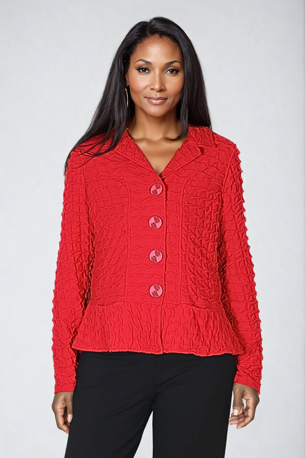 Habitat-Womens-Clothing-Brighton-Jacket-Cotton-Spandex-Ruby-Red