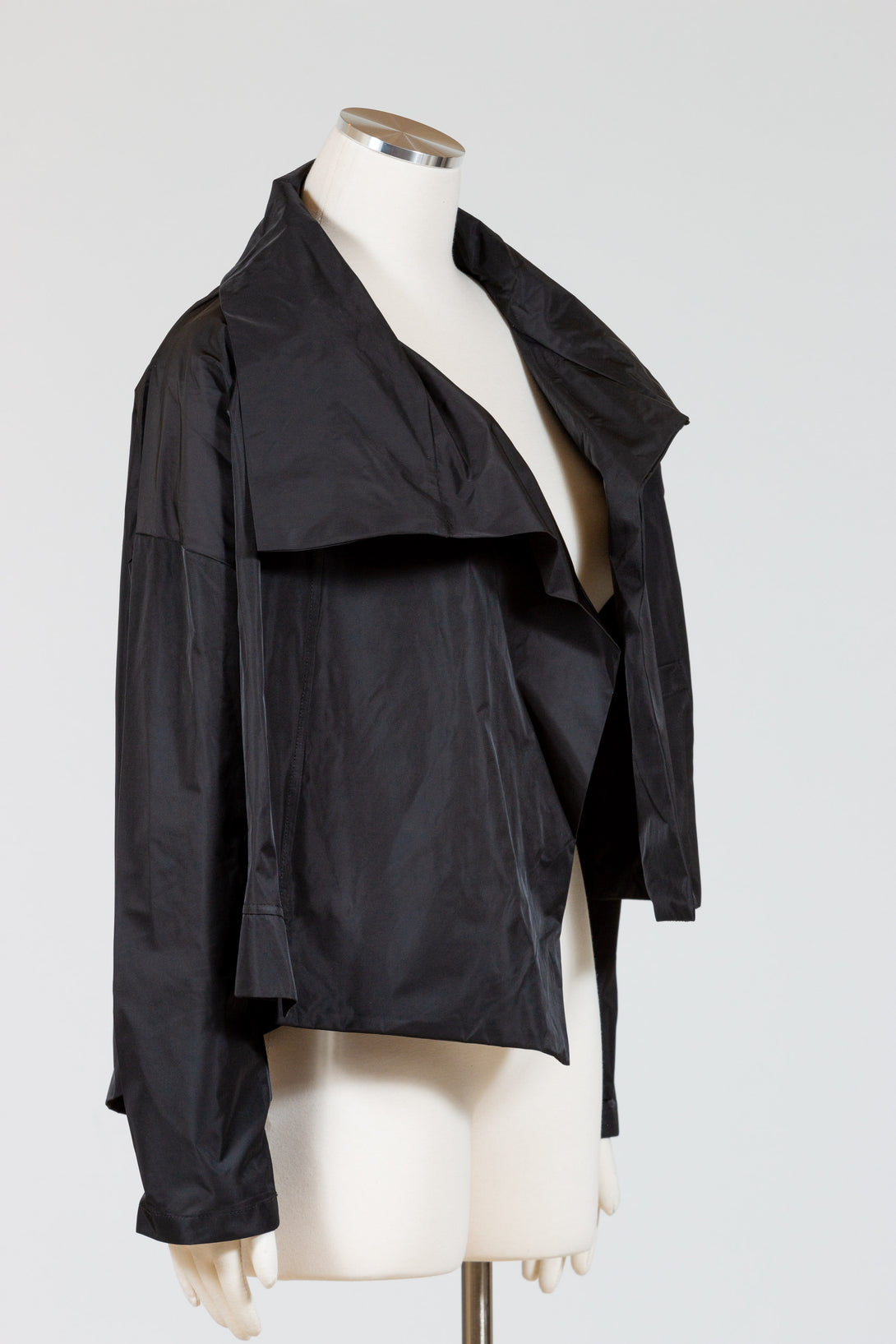 PLANET&nbsp;by Lauren G's Cropped Asymmetrical Jacket Black