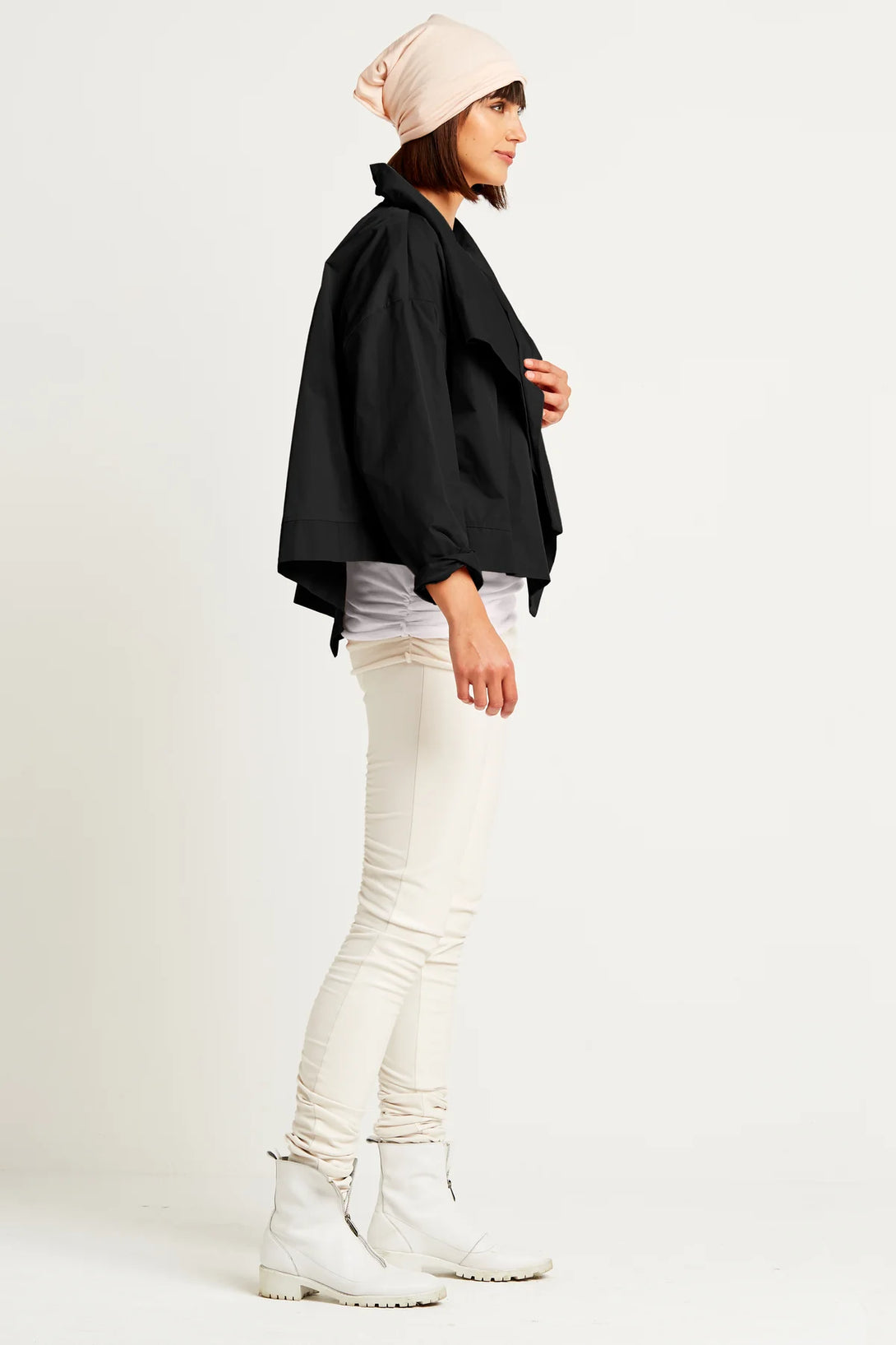 PLANET&nbsp;by Lauren G's Cropped Asymmetrical Jacket