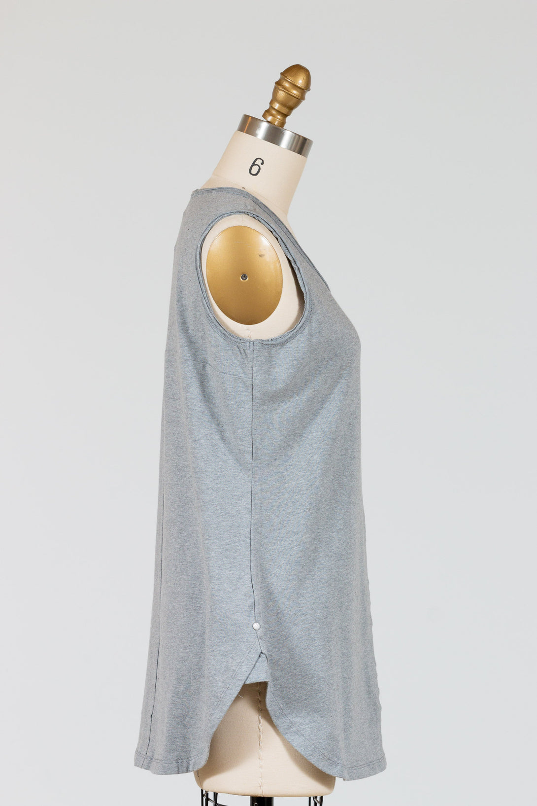 Neon Buddha Spellbound Tank (Cotton Knit) {White/Grey}