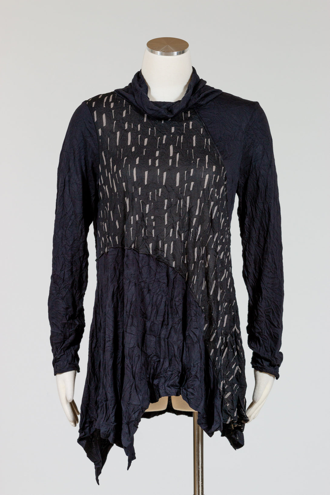 Chalet-Olive-Tunic-Crinkle-Mesh-Raisin-Black