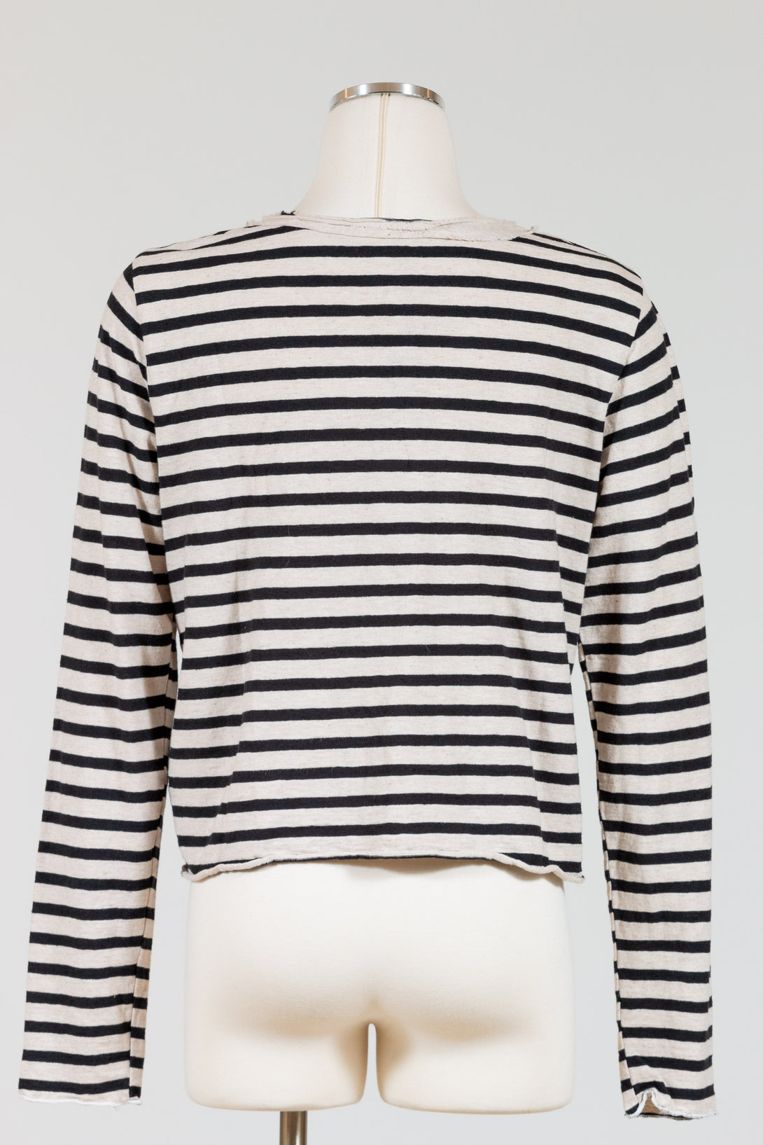 CutLoose-CropPocket-Cardi-Cotton-Linen-Knit-Laundered-White-Stripe