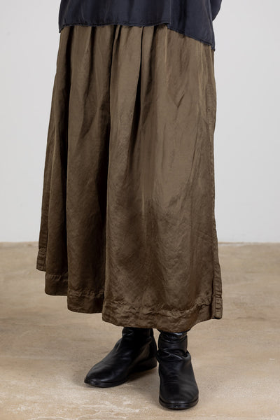 CP Shades Livia Skirt (Linen Satin){Olivito}
