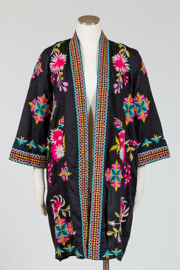 JohnnyWas-Julie-Kimono-Coat-Black-Embroidered