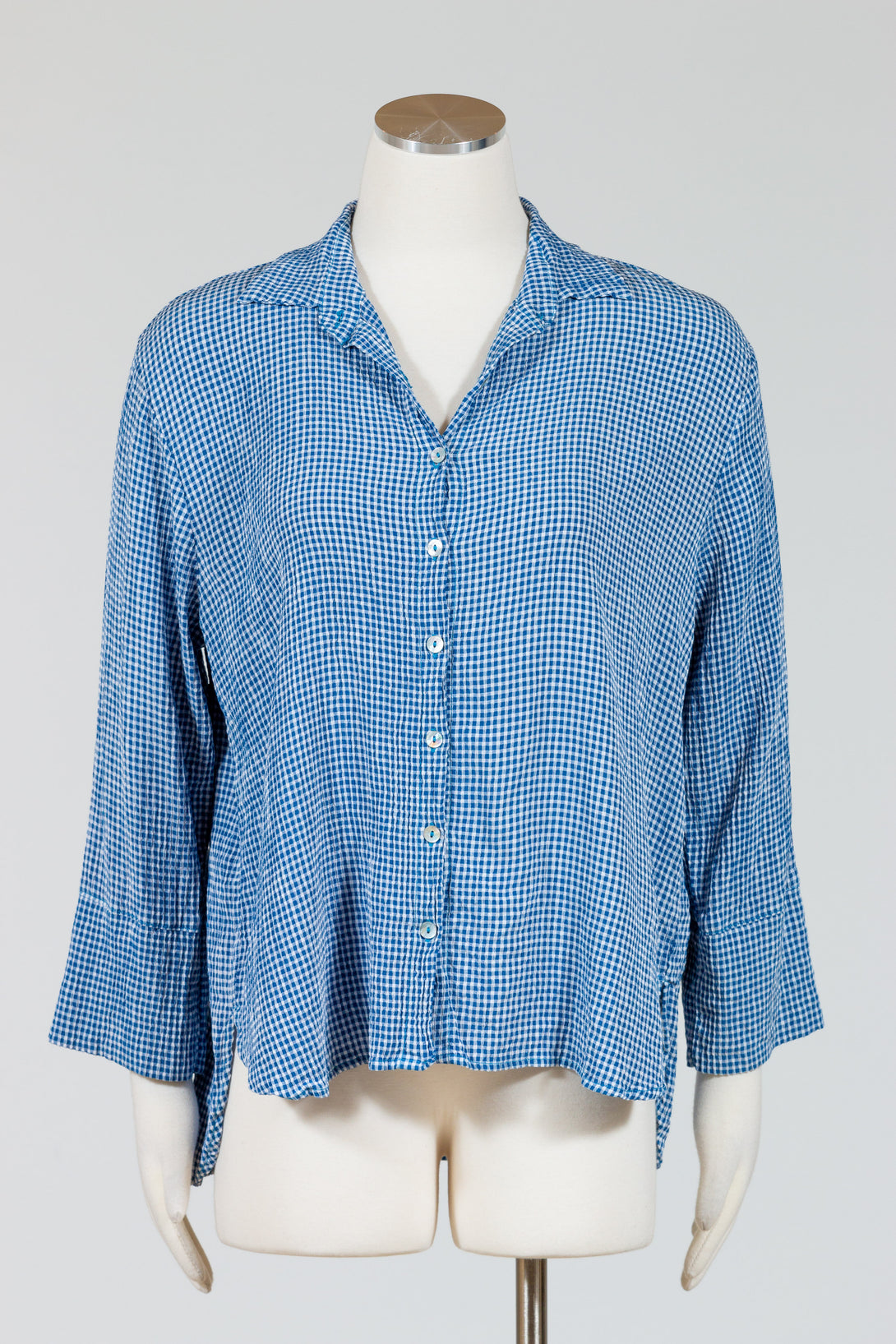 CutLoose-Cropped-EasyShirt-Checkered-Amalfi-Blue