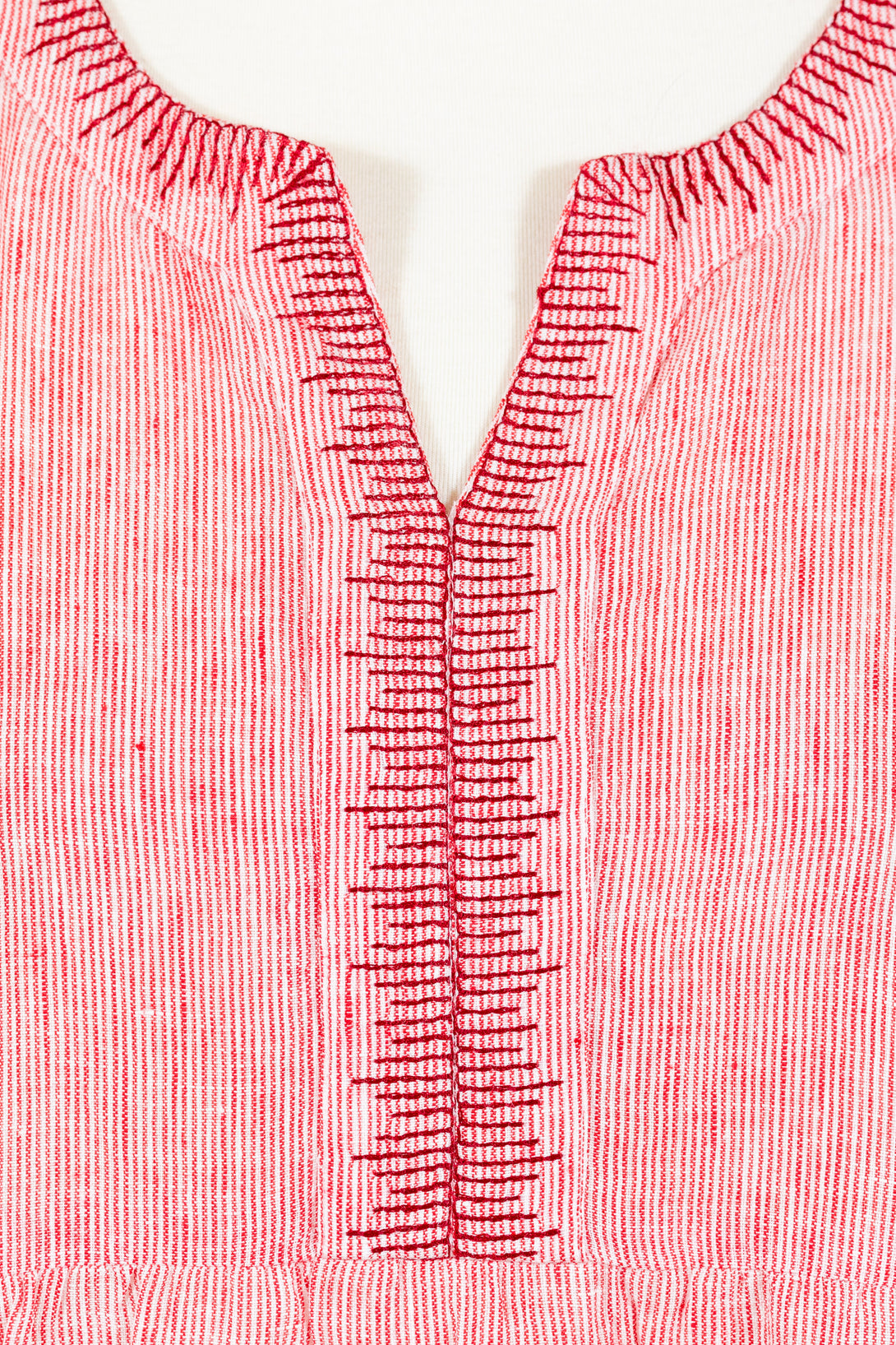 RoseAndRose-Agrigento-Dress-Red-Stripe