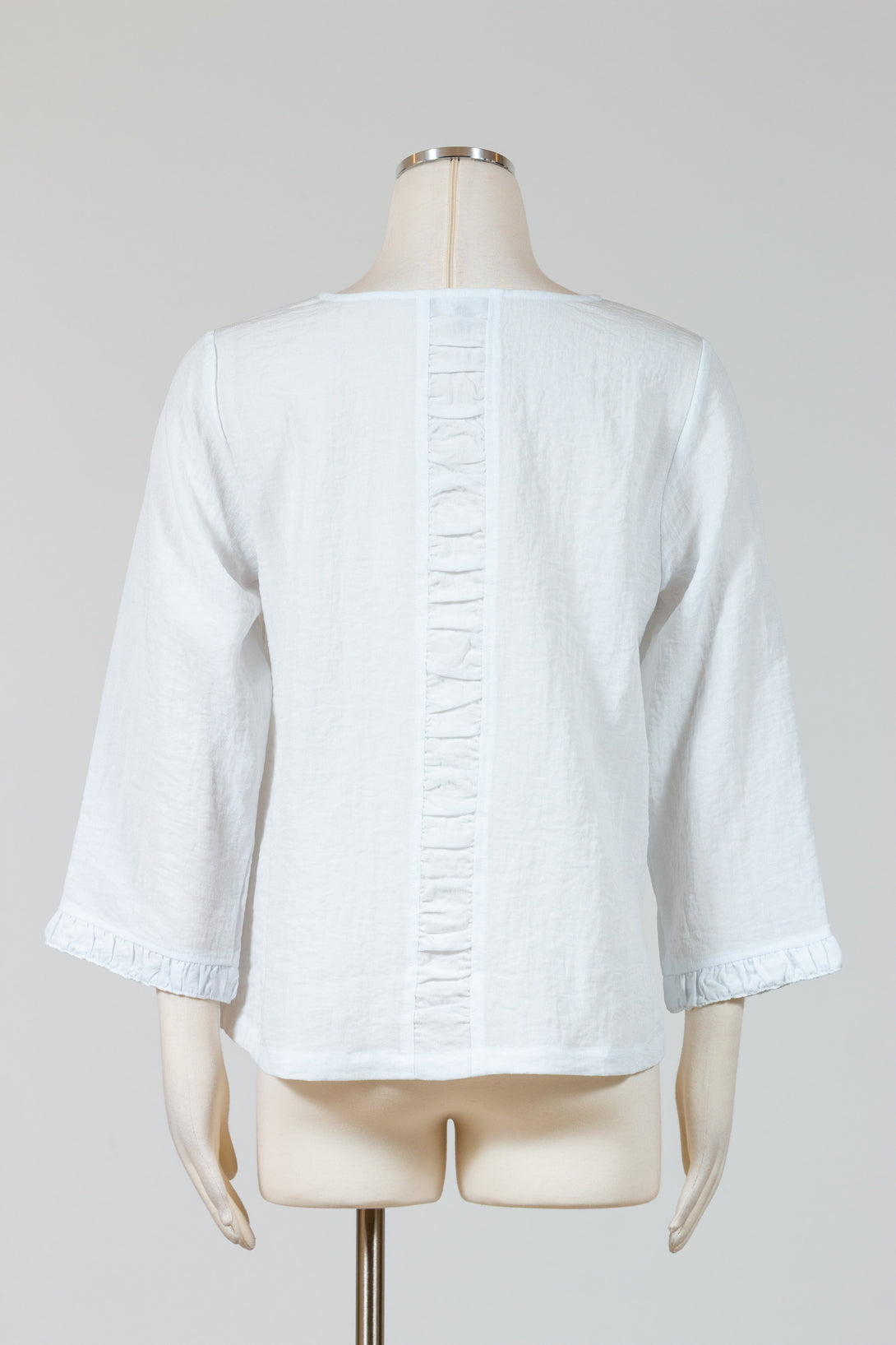 Habitat-Womens-Clothing-Travel-Cindy-Shirt-Tunic-Top-Ruched-White