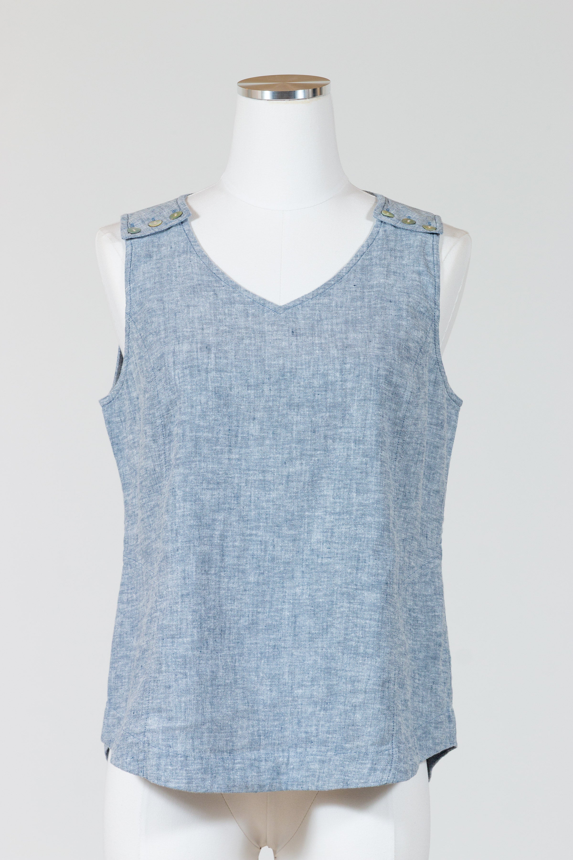 Habitat Freshen Up Tank | Breezy V-Neck Women's Tank Indigo