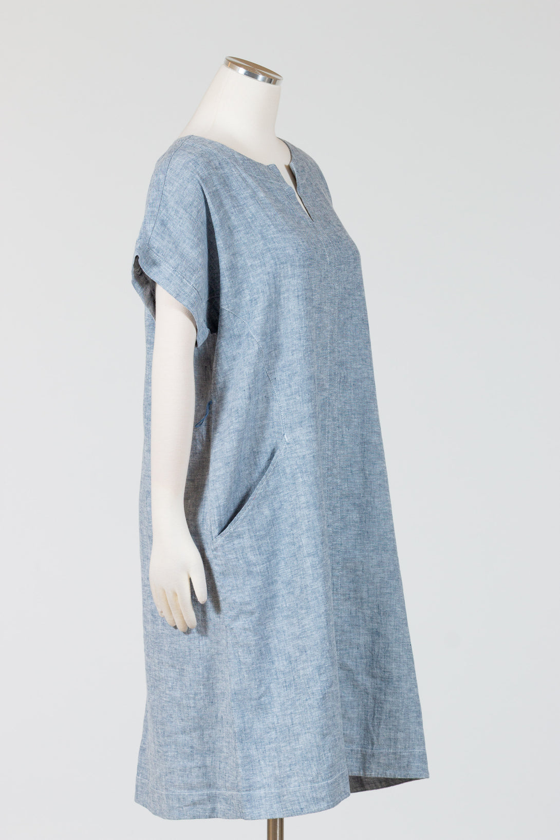 Habitat Bethany Dress Blue Chambray Linen Knee-Length Shift Dress | Lissatheshop.com Indigo / XL , Lissa The Shop Habitat Bethany Dress Blue Chambray Linen Knee-Length Shift Dress | Lissatheshop.com Indigo / XL , Lissa The Shop