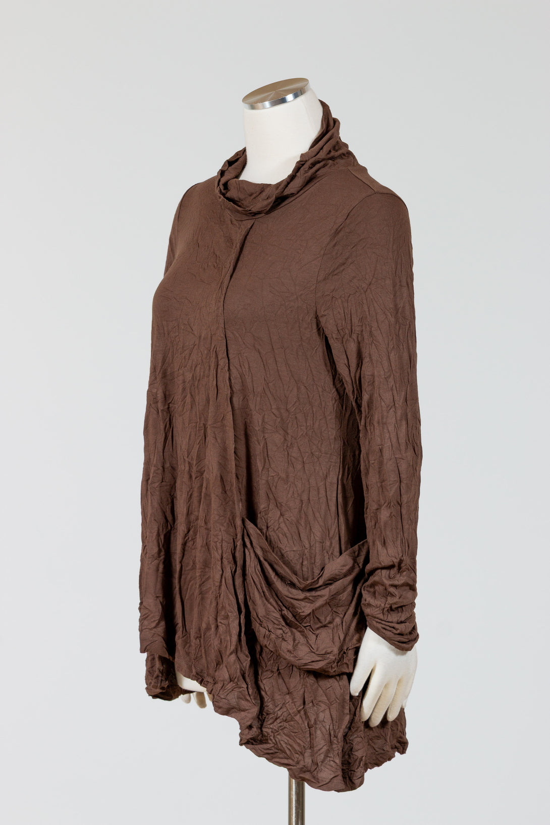 Chalet-Ceci-Womens-Clothing-Julienne-Top-Shirt-Crinkle-Knit-Bamboo-Clay-Brown