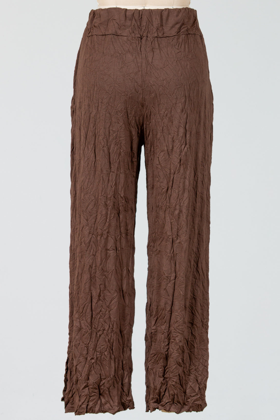 Chalet-Ceci-Womens-Clothing-Tilley-Pant-PullOn-Crinkle-Knit-Bamboo-Clay-Brown
