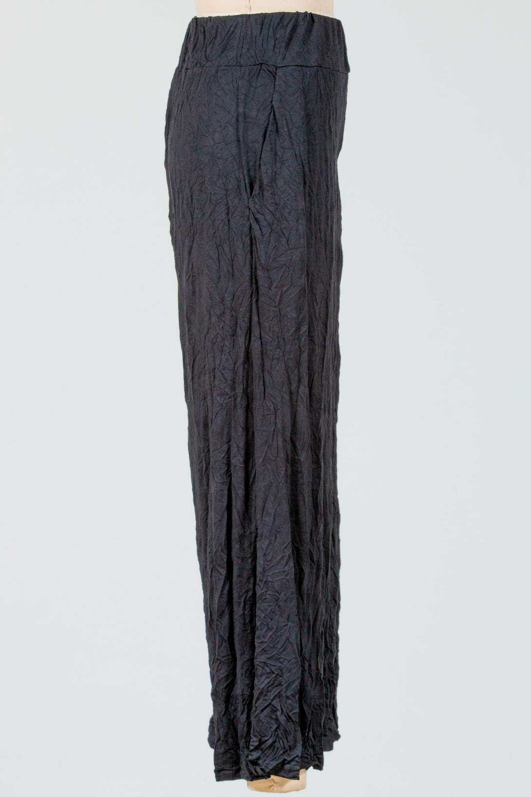 Chalet-Ceci-Womens-Clothing-Tilley-Pant-PullOn-Crinkle-Knit-Bamboo-Black