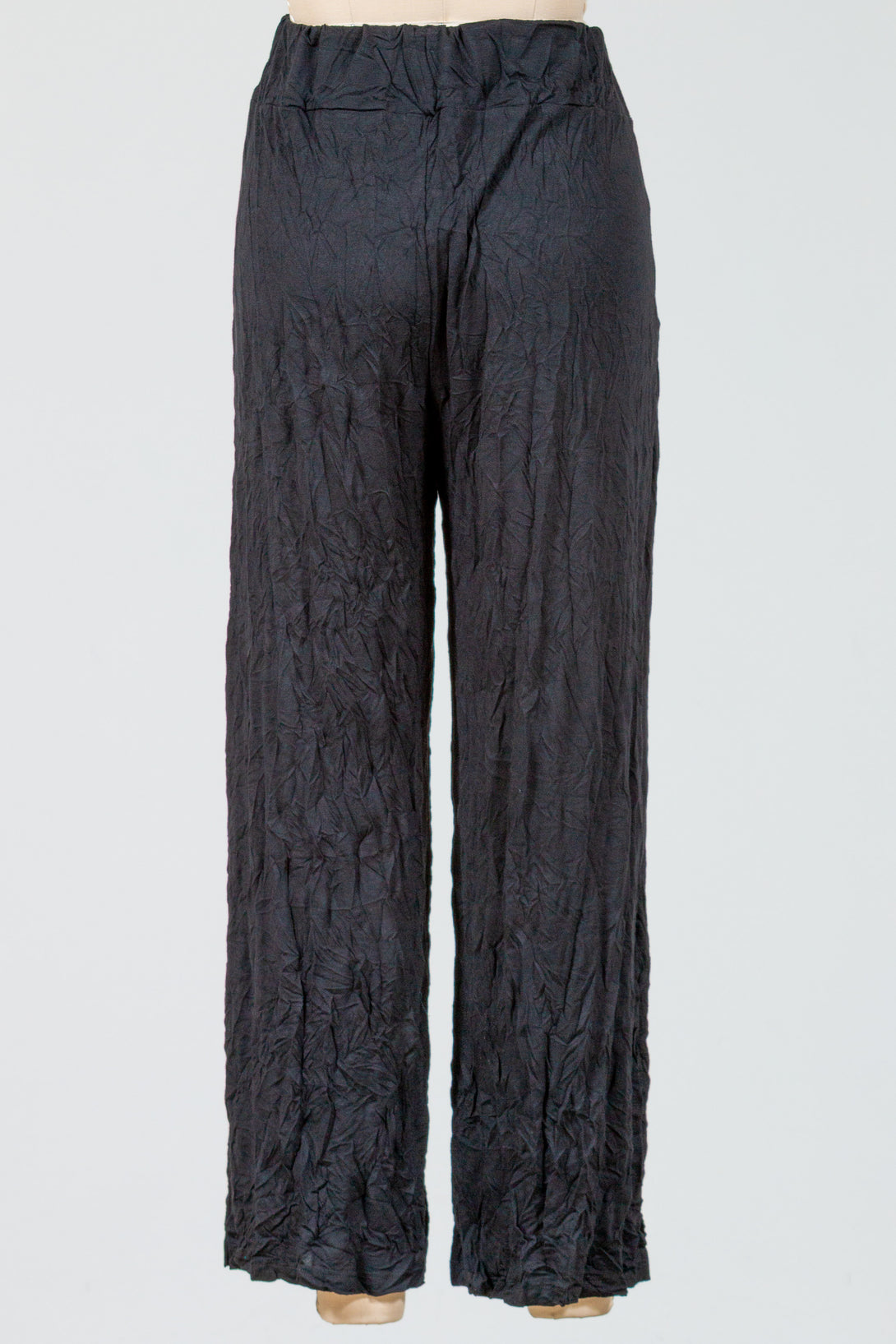Chalet-Ceci-Womens-Clothing-Tilley-Pant-PullOn-Crinkle-Knit-Bamboo-Black