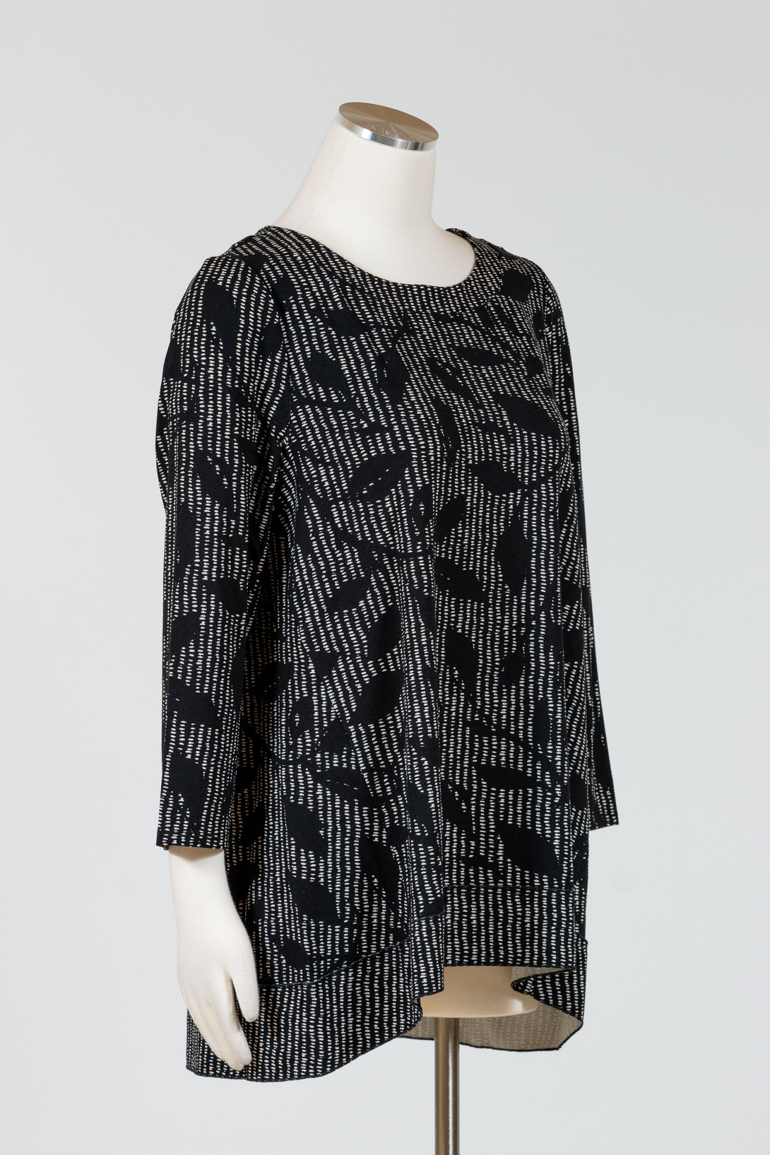 Habitat-Womens-Clothing-WrapNeck-Top--Stylish-Elegant-Canopy-Dove-Grey-Black