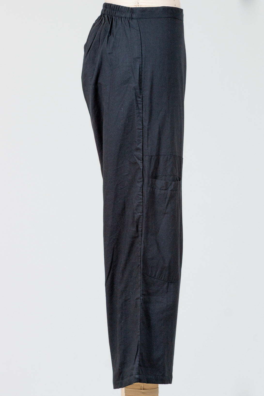 Tulip-Womens-Clothing-BigPocket-Pant-Cotton-Lightweight-Woven-Breathable-Black