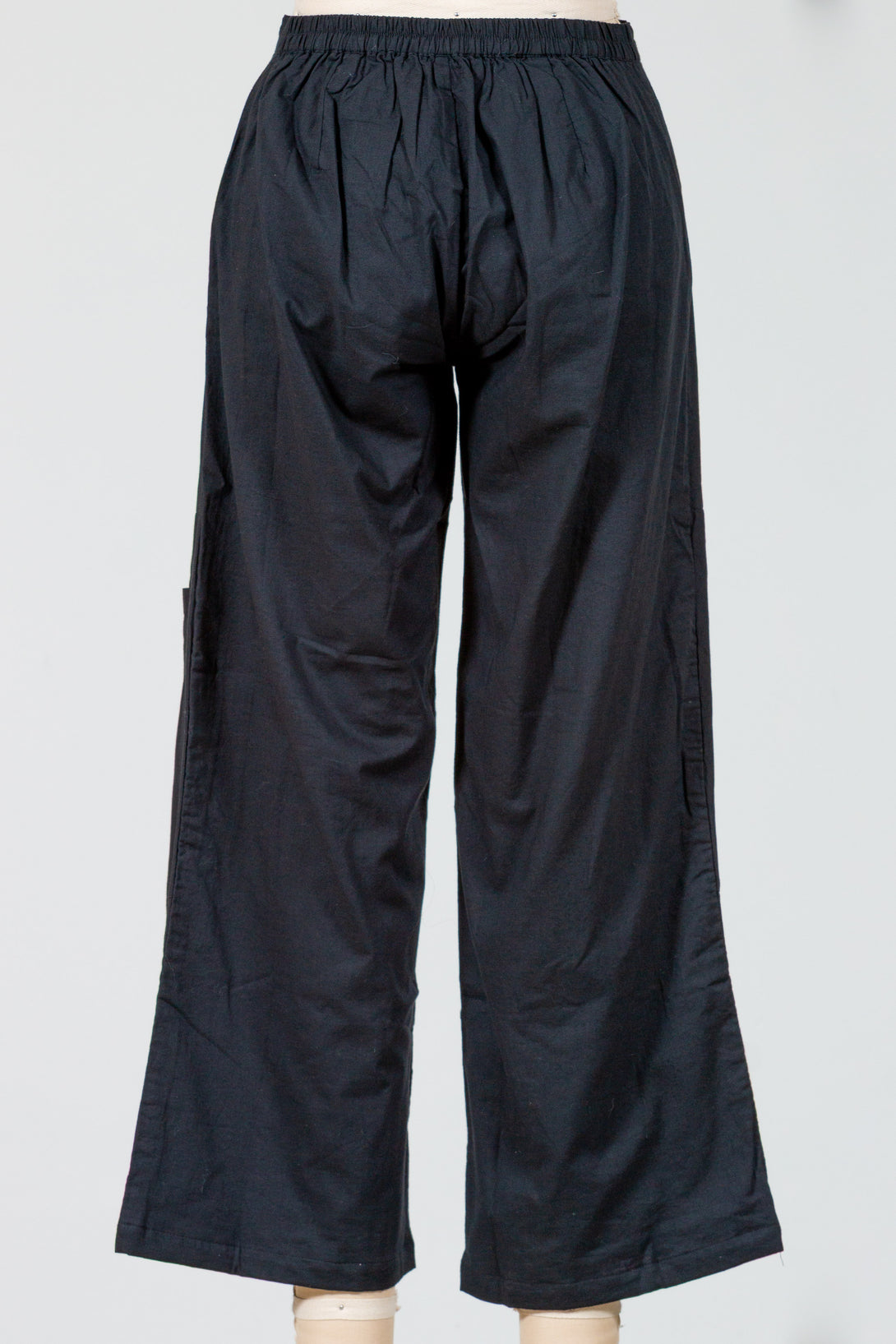 Tulip-Womens-Clothing-BigPocket-Pant-Cotton-Lightweight-Woven-Breathable-Black