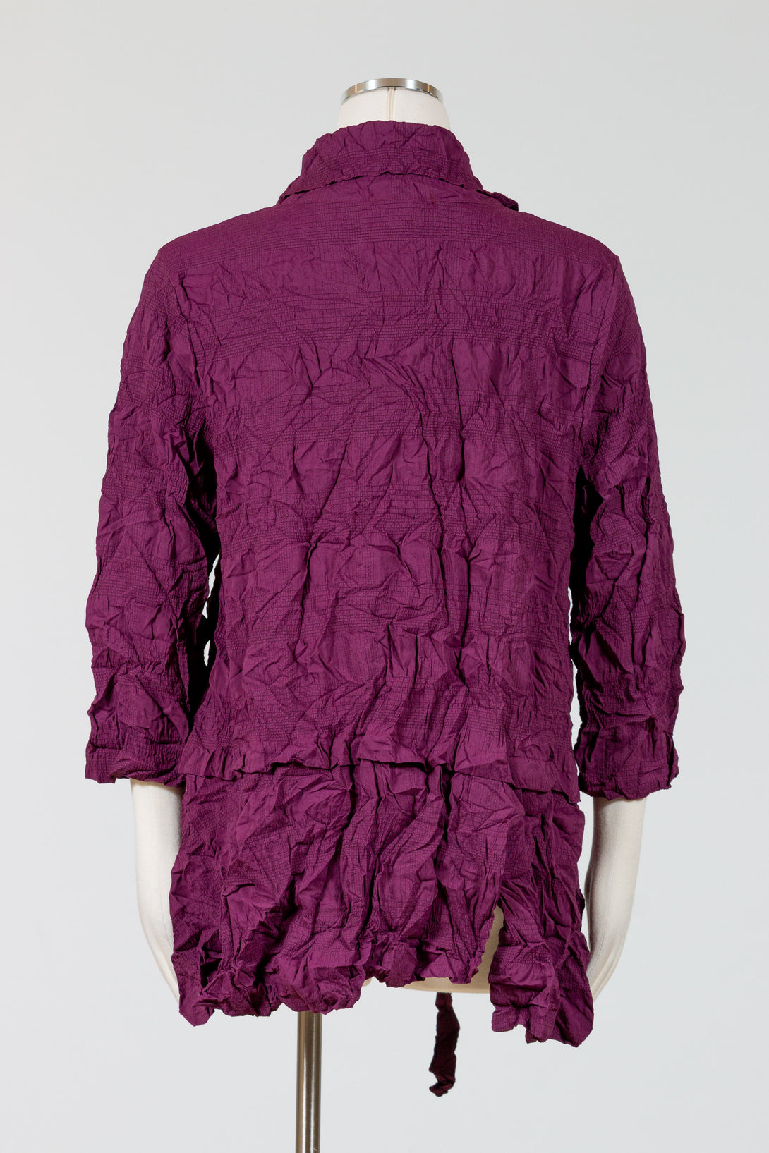 Chalet-Ceci-Womens-Clothing-Inez-Shirt-Top-Tunic-Crinkle-Berry-Red