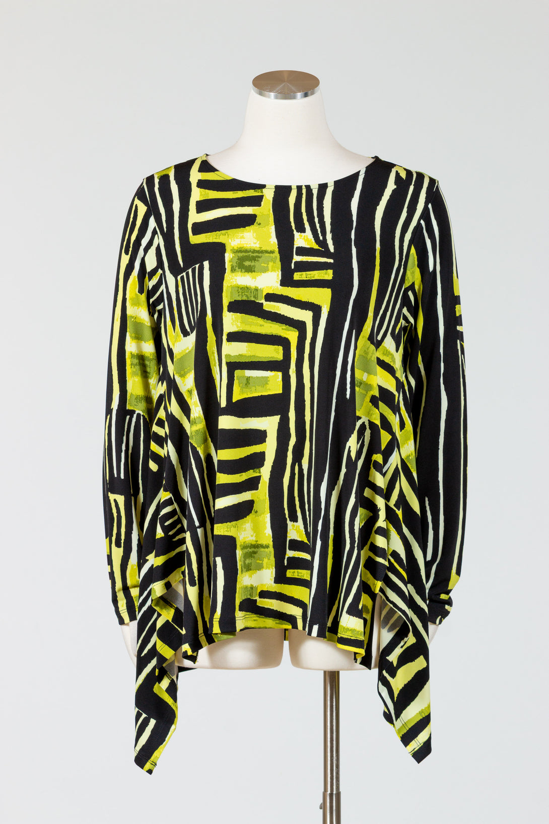 Chalet-Ceci-Womens-Clothing-Reanna-Shirt-Top-Tunic-Bamboo-Green-Black-Print