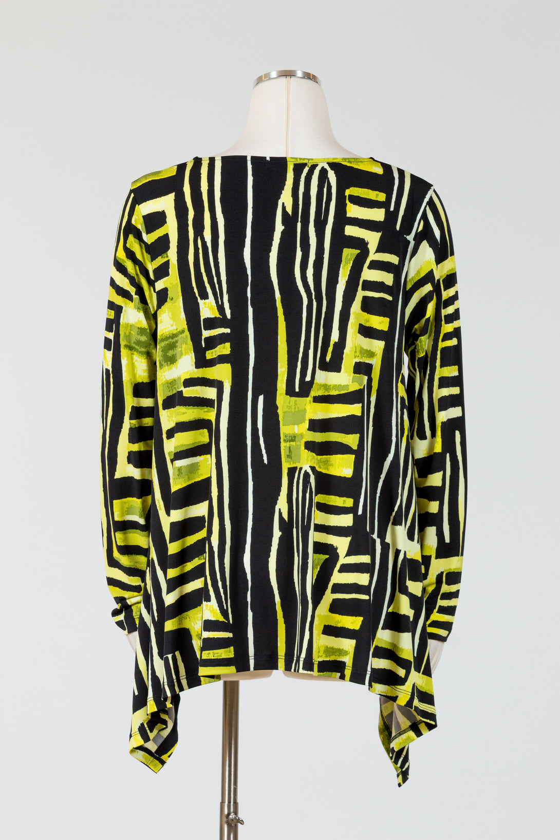 Chalet-Ceci-Womens-Clothing-Reanna-Shirt-Top-Tunic-Bamboo-Green-Black-Print