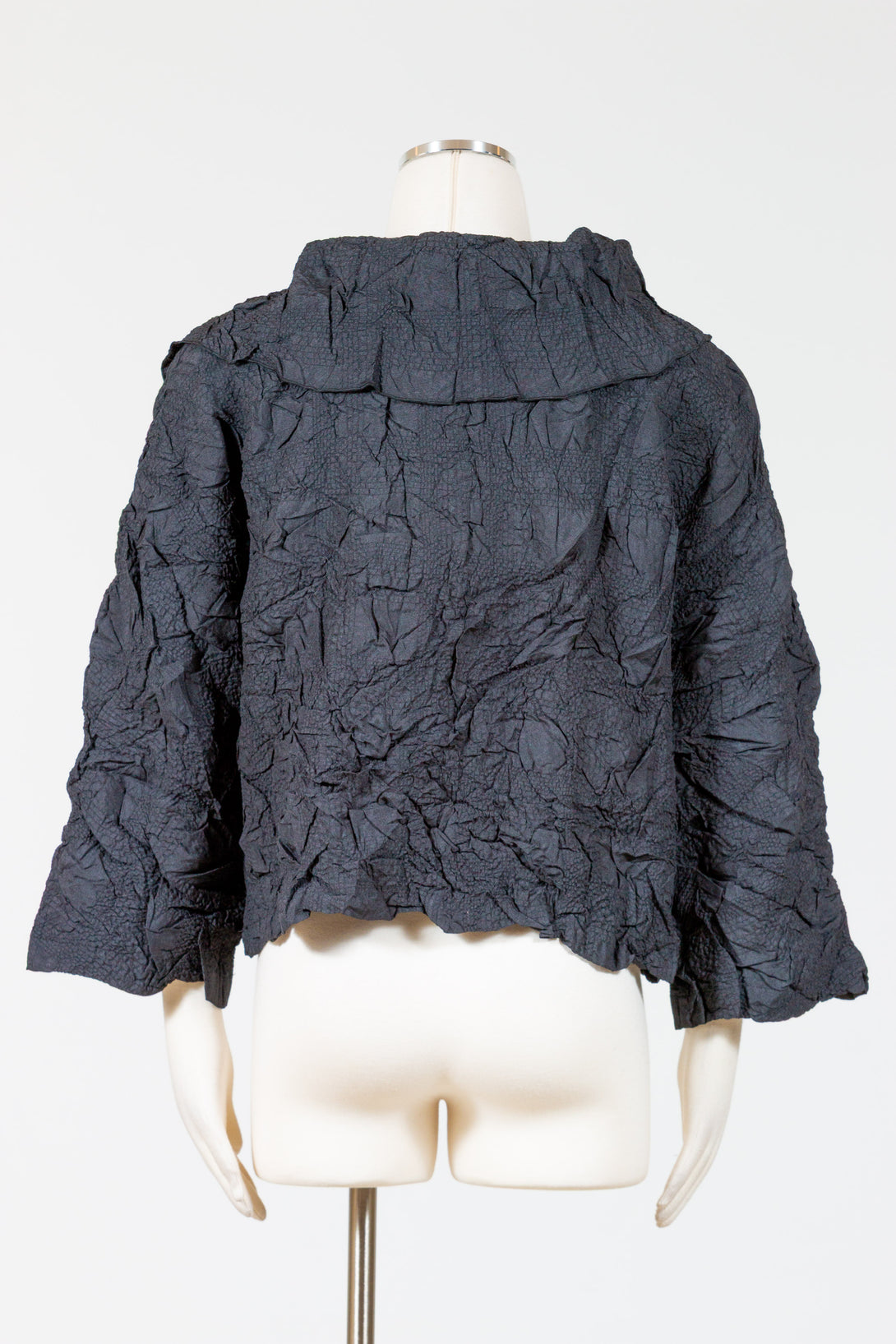 Olivia-Habitat-Womens-Clothing-Lisbon-Dolman-Pullover-Top-Black-Grey