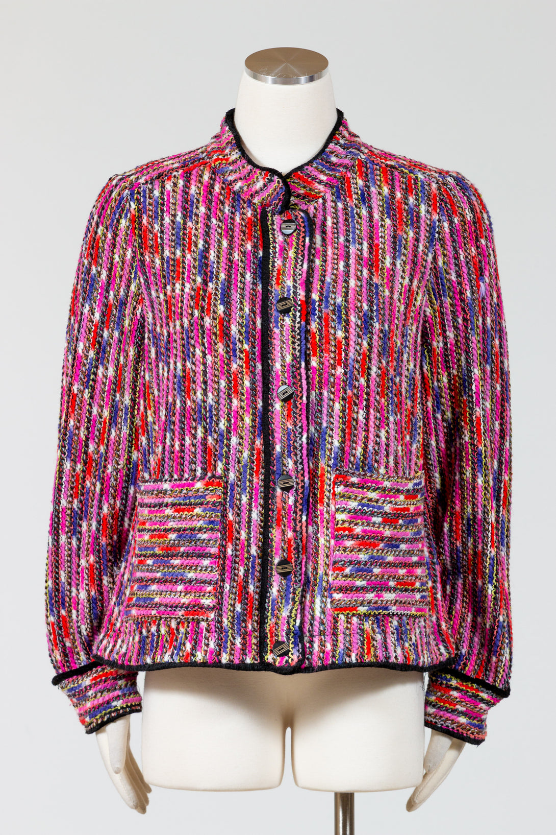 Habitat-Womens-Clothing-Top-Jacket-Fringe-Multi-Red-Pink-Purple