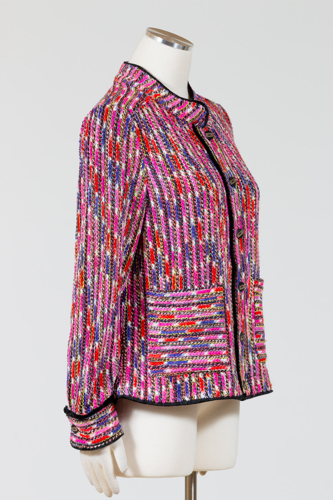 Habitat-Womens-Clothing-Top-Jacket-Fringe-Multi-Red-Pink-Purple