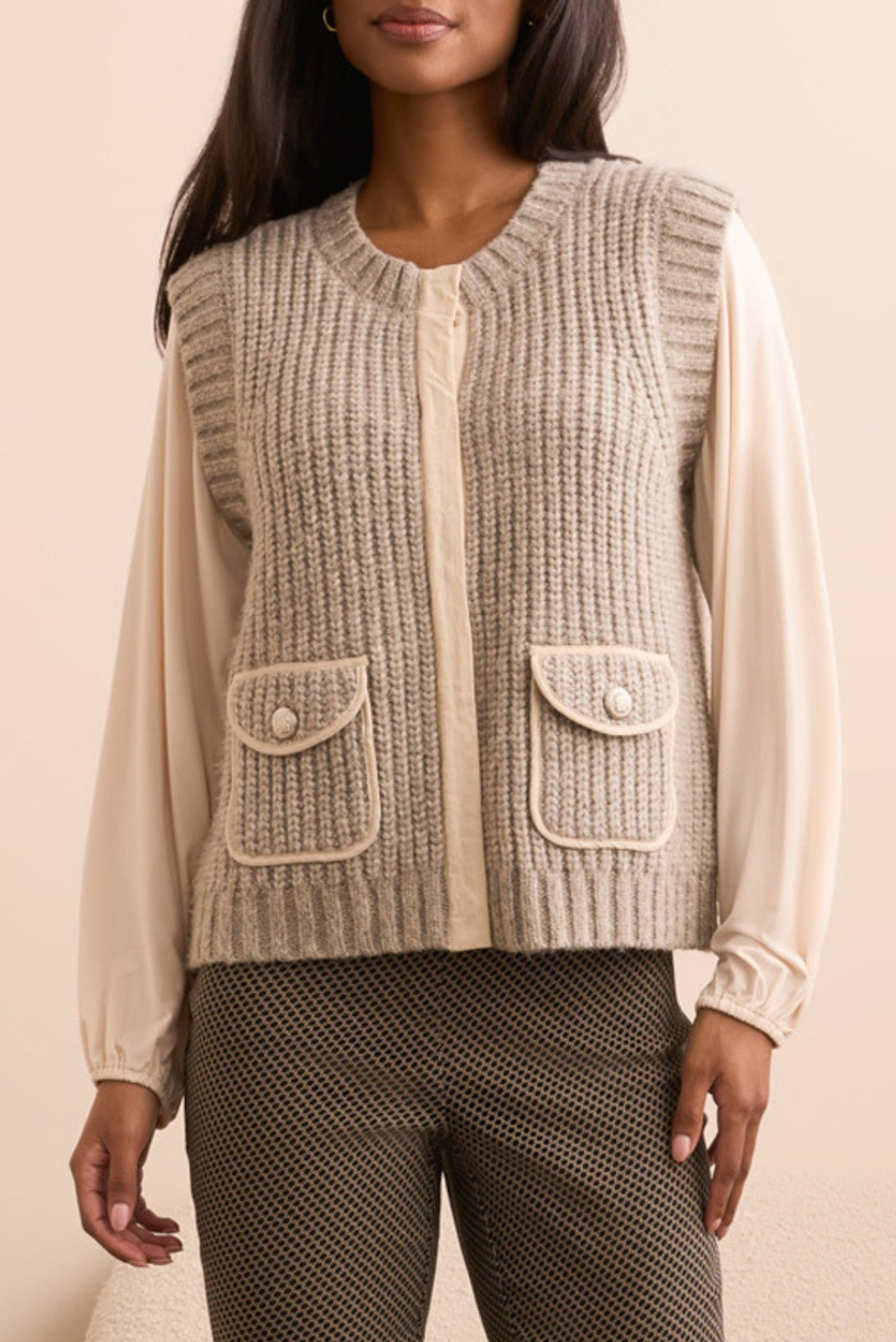 Tribal Sherpa Vest - Cloz To Home