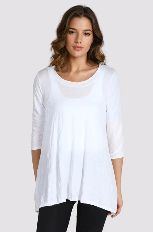 Mackenzie Top, Three Quarter Sleeve