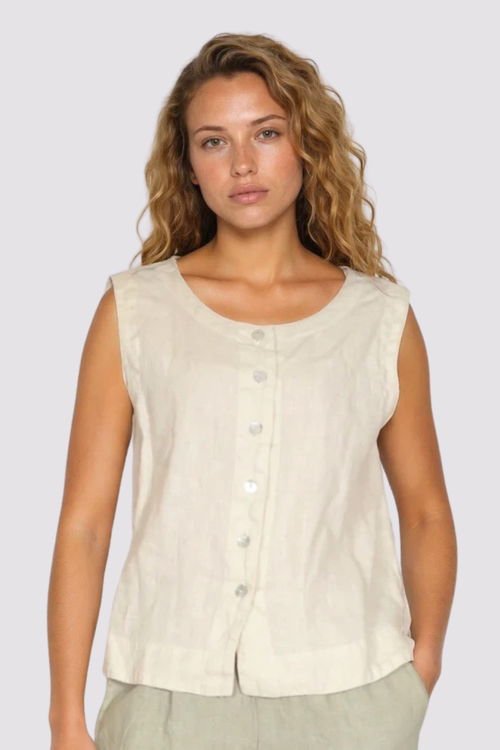 Linen Vest