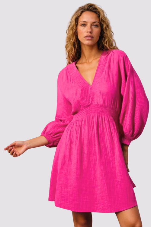 Puff Sleeve Dress