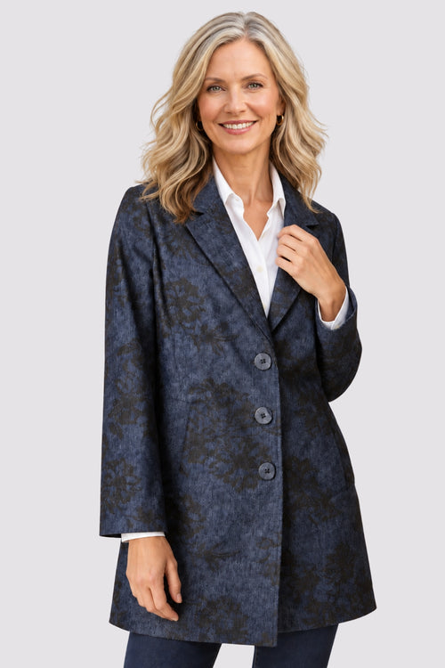 Luxe Cord Paris Car Coat
