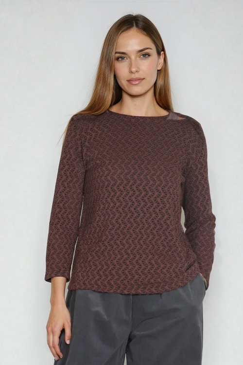 Boatneck Tee, Crochet