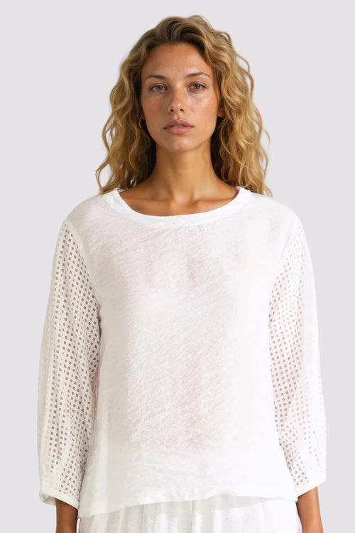 Lantern Sleeve Top